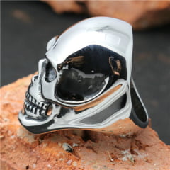 Anel masculino/caveira cranio em Aço Inoxidável 316L anel grande vigoroso pesado 