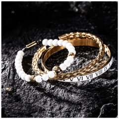 Pulseira moderna versátil sensação de adequação em qualquer ambiente