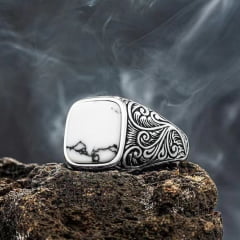 Nova coleção anéis masculinos em aço inoxidável 316L com pedra joia pra vida toda  Condição: 100% novo