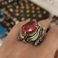  Anel turco em prata 925  joia maravilhosa  estilo e bom gosto
