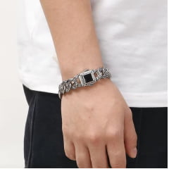 Bracelete estilo nórdico joia em aço inoxidável 316L