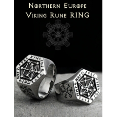 Anéis masculino/Vikings em aço inoxidável 316L alta qualidade 